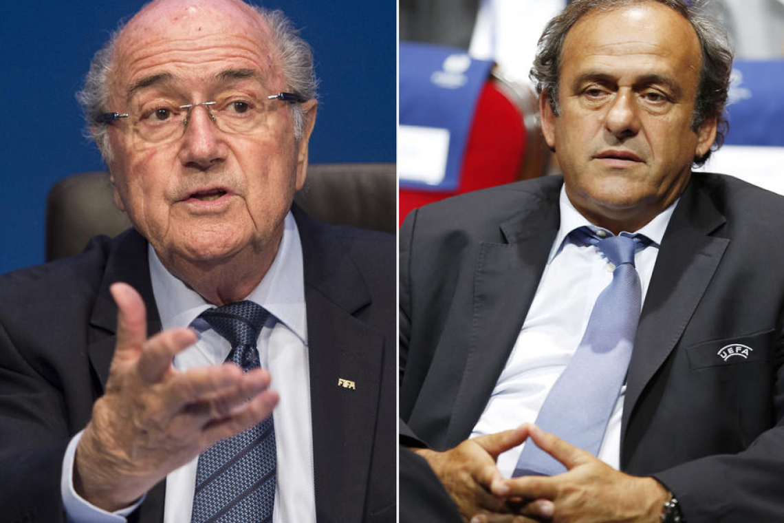 Blatter in Platini pred zadnjo obravnavo