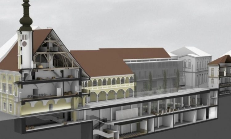 Gradbena dela pri projektu Center Rotovž v skladu z roki