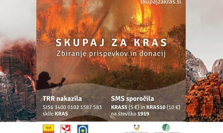 V treh prizadetih občinah združili moči za obnovo pogorelega Krasa