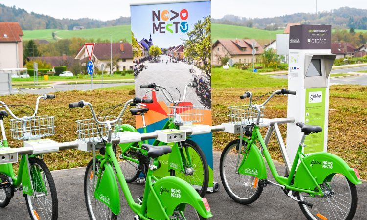 Na Otočcu nova postaja za izposojo koles GoNm