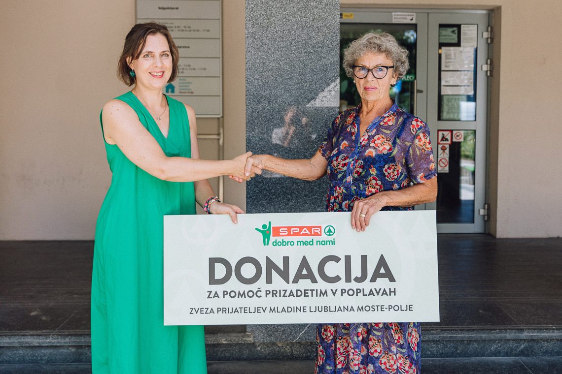Podjetje Spar Slovenija je prizadetim v poplavah doniralo več kot 190.000 evrov
