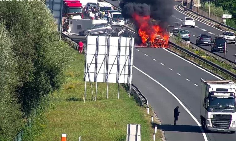 Zaradi nesreče je zaprta ljubljanska južna obvoznica