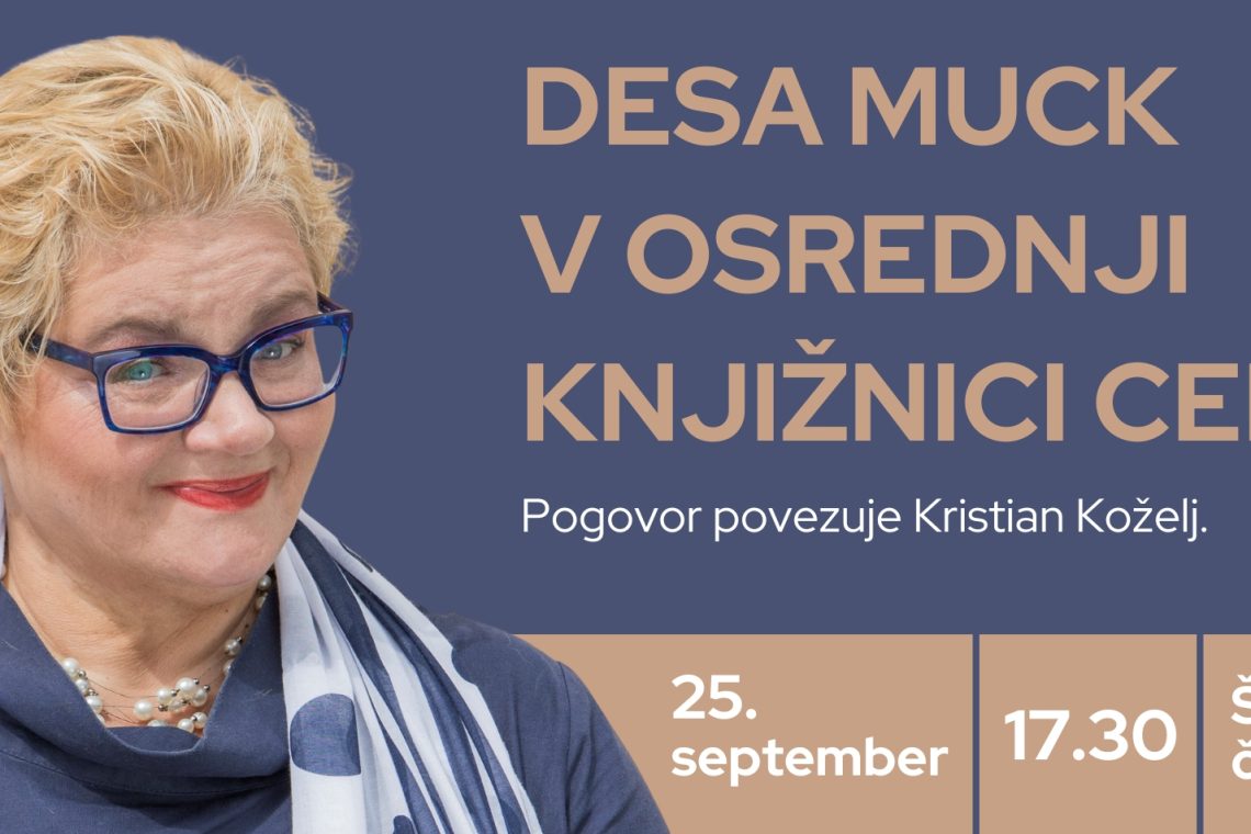 Desa Muck v Osrednji knjižnici Celje