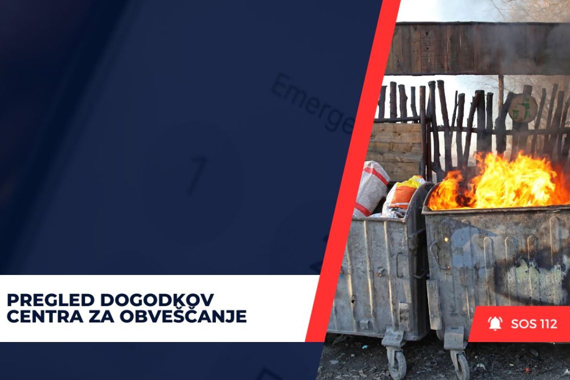 Požari v komunalnih in drugih zabojnikih