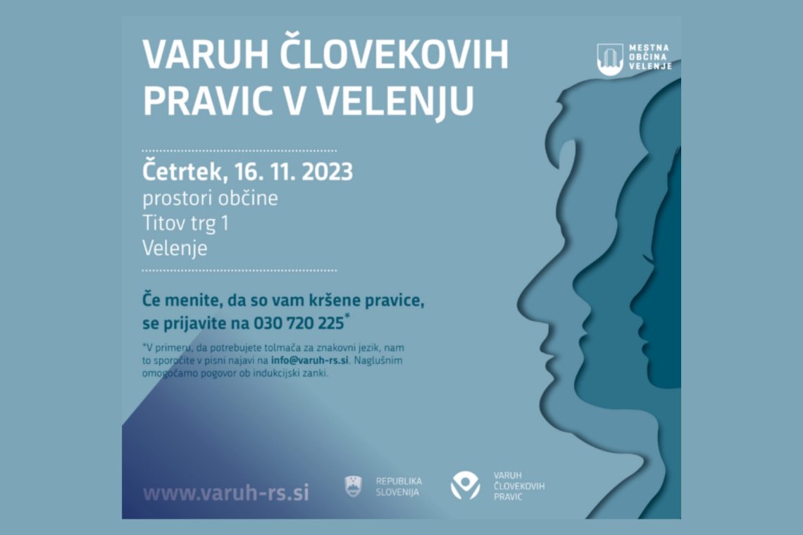 Varuh človekovih pravic na voljo občanom Velenja