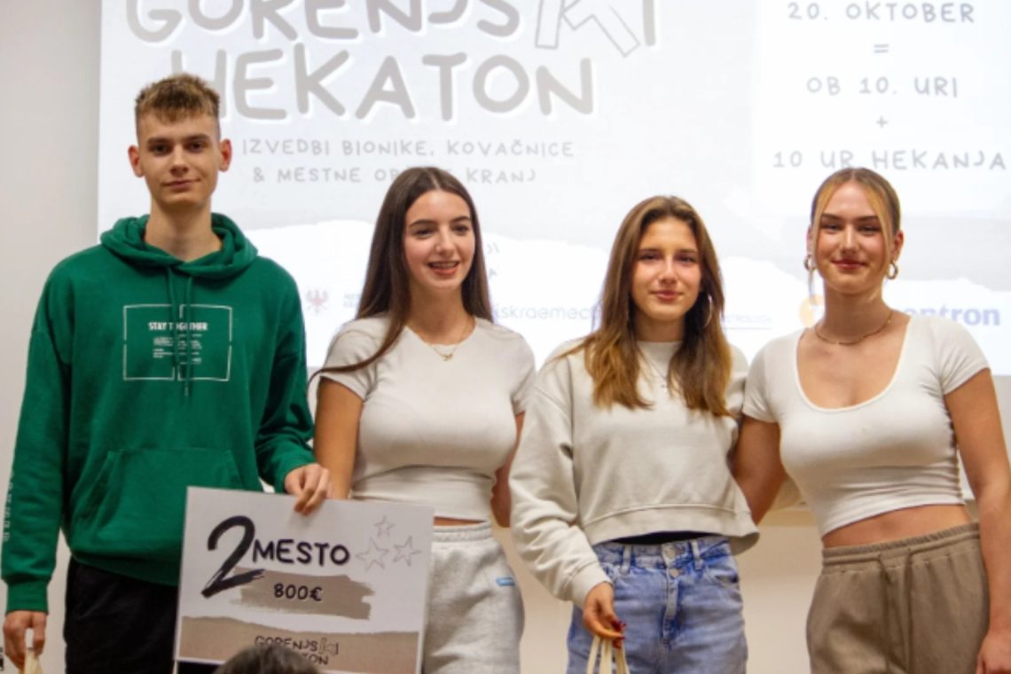 Gorenjski hekaton: v nekaj urah do odličnih rešitev