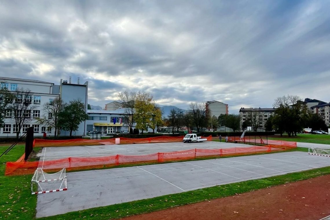 Obnova športnega igrišča na Hudinji za izboljšano športno izkušnjo