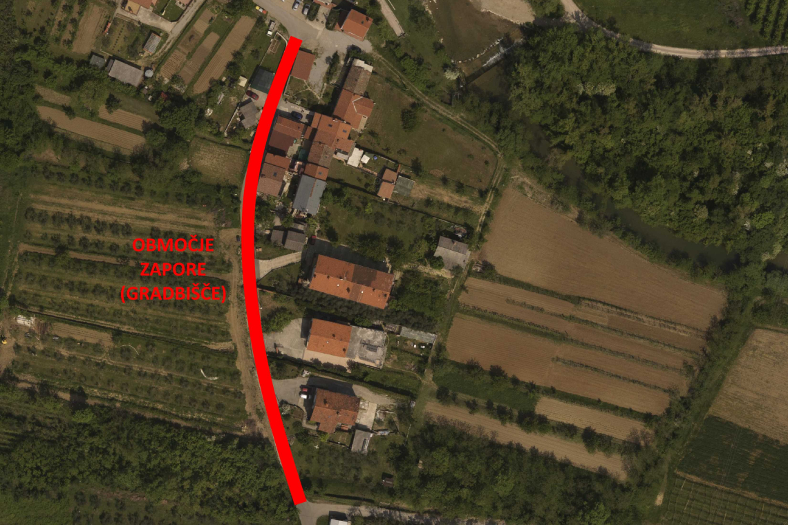 Zaradi obnove vozišča zaprta Cesta na Rižano