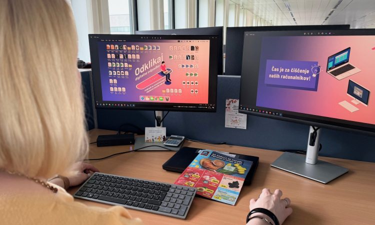 Hofer s 5000 evri donacije podprl akcijo Očistimo Slovenijo digitalnih odpadkov