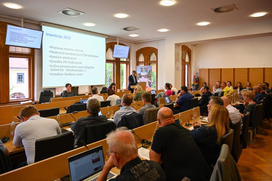 Potrjen proračun Mestne občine Novo mesto za leto 2025