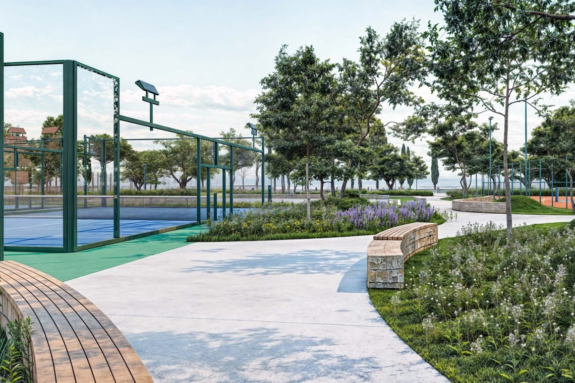 Sodobni športni park v Portorožu pred vrati