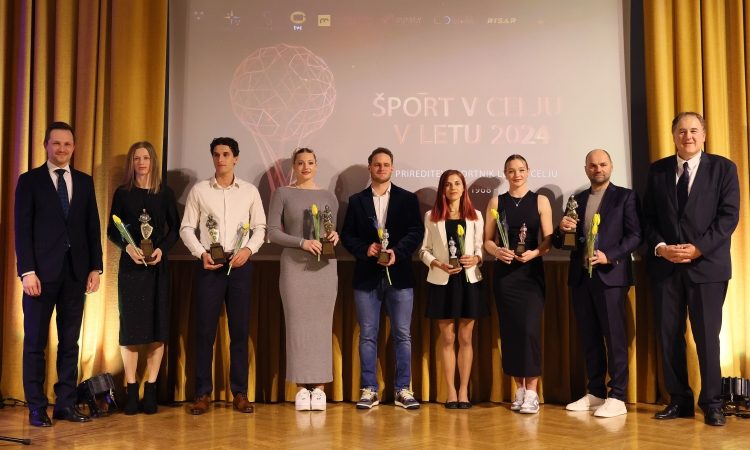 Tina Šutej in Matic Ian Guček športnika leta v Celju