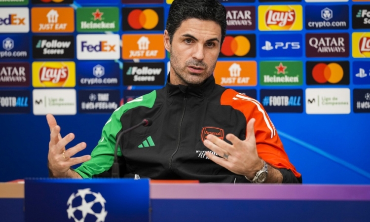 Arteta razočaran zaradi nedejavnosti Arsenala v prestopnem roku