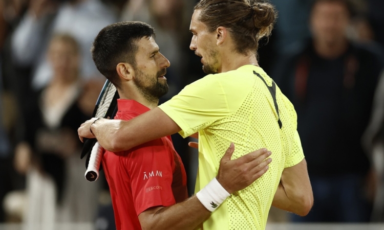 Đoković prek Zvereva do 51. polfinala na grand slamih