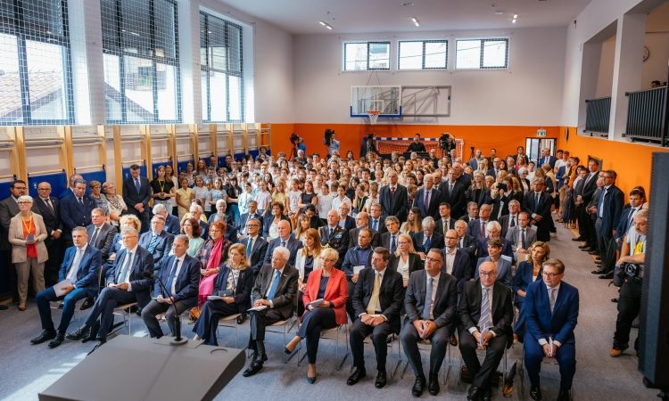 Pirc Musar in Mattarella slavnostno odprla prenovljeno palačo Collegio dei Nobili v Kopru